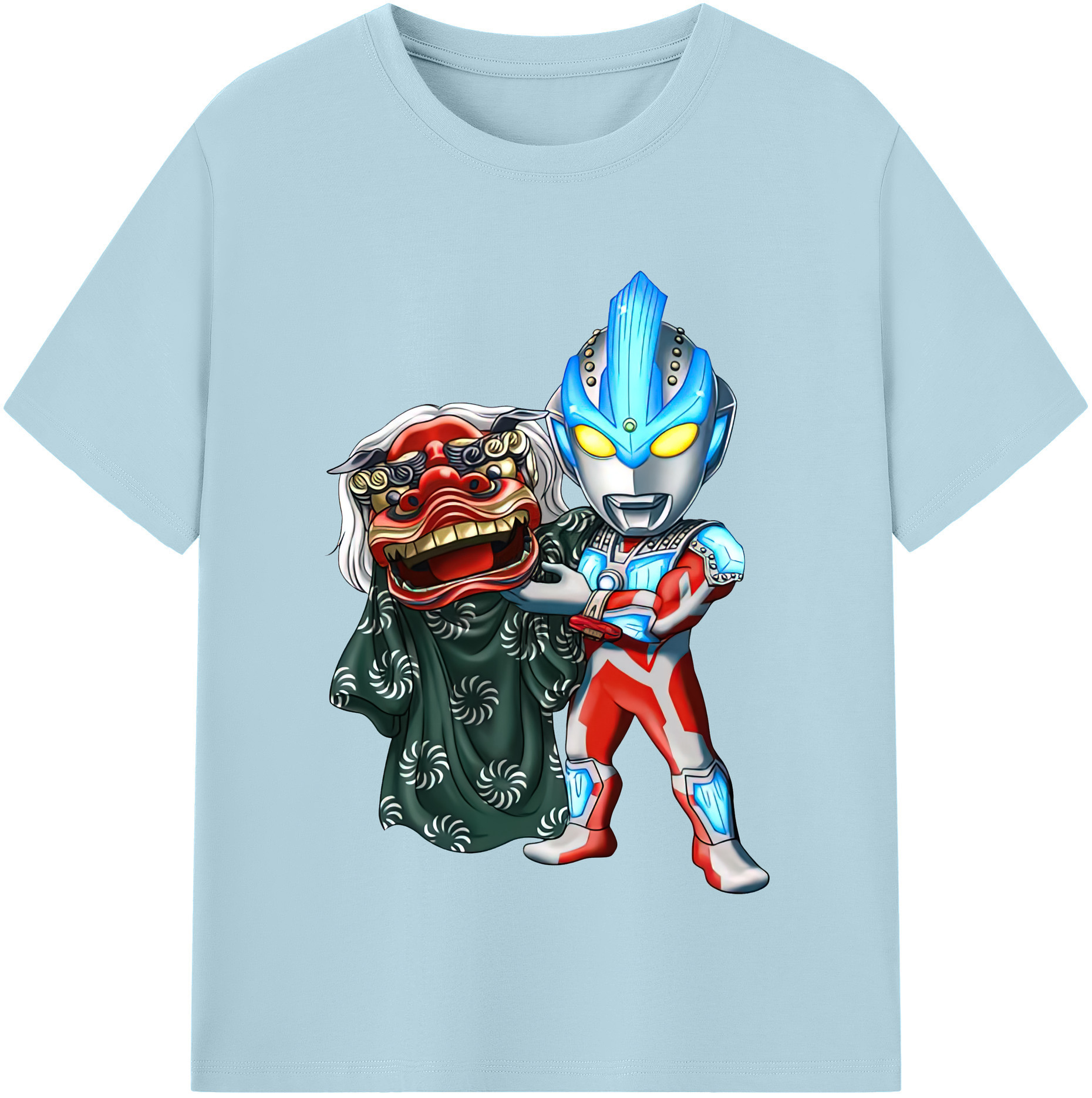 （画像用） ウルトラマン Ultraman 綿100％半袖Tシャツ（フロントプリント）